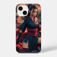 Ninja Girl Art – Dynamic and Fierce Warrior