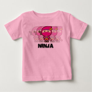 Ninja Girl Baby T-Shirt