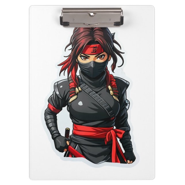 Ninja Girl Clipboard (Front)