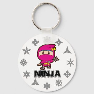 Ninja Girl Key Ring