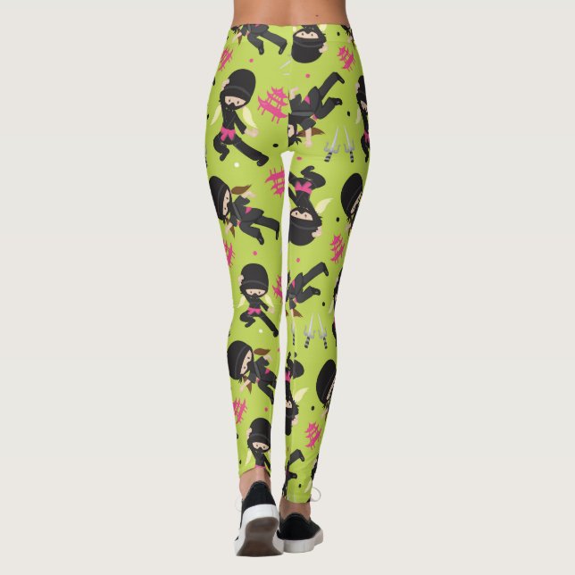 Ninja Girl Leggings (Back)