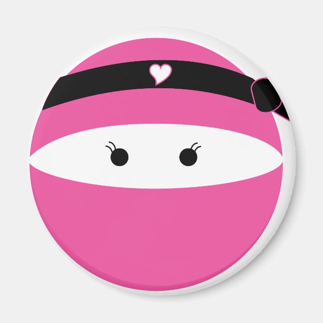 Ninja Girl Magnet (Front)