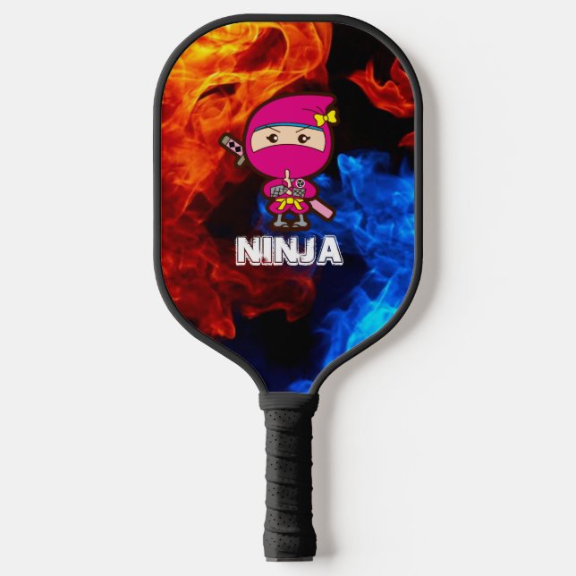 Ninja Girl Pickleball Paddle (Front)