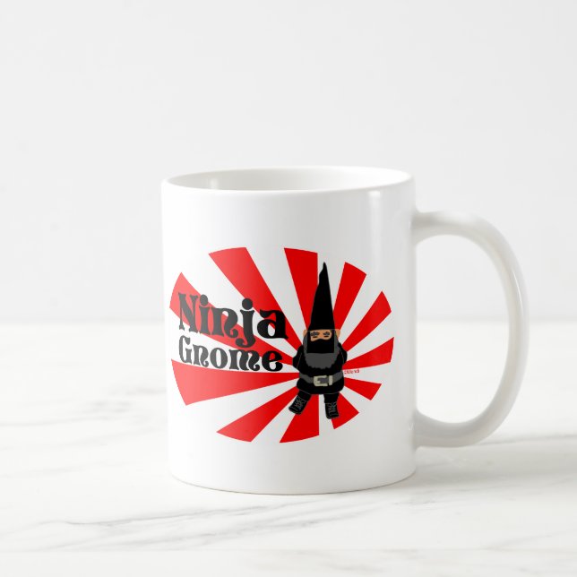 Ninja Gnome Coffee Mug (Right)