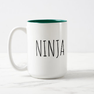 Ninja Green Interior Inside Coffee Mug