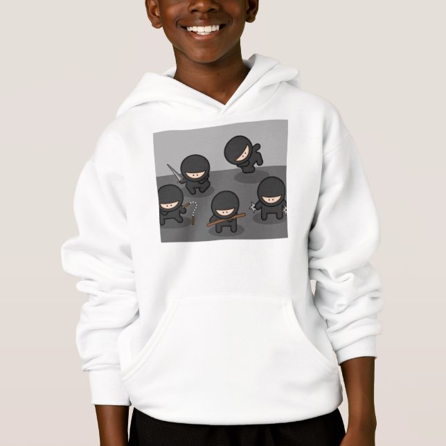 Ninja Hooded Sweatshirt (Youth) (Front)