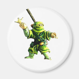 Ninja in Green Magnet