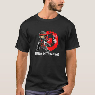 Ninja In Training  For Boys Japan Warrior Ninja Ey T-Shirt