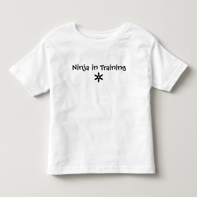Ninja in Training Toddler T-Shirt (Front)