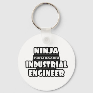 Ninja Industrial Engineer Key Ring