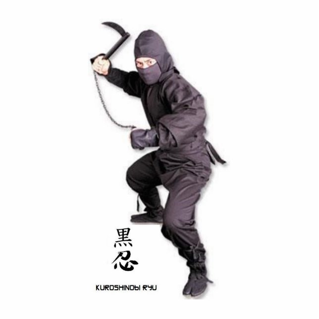 ninja jack, sculpture standing photo sculpture (Front)