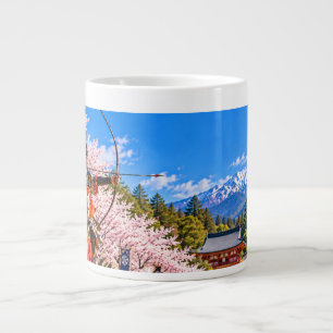 ninja Japanese castle samurai shuriken history war Large Coffee Mug