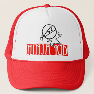 ninja kid trucker hat