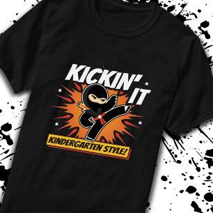 Ninja Kindergartener - Back To School Kindergarten T-Shirt