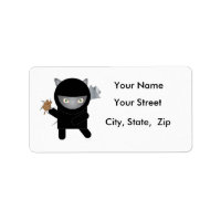 Ninja Kitty Address Labels
