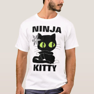 NINJA KITTY CAT t-shirts