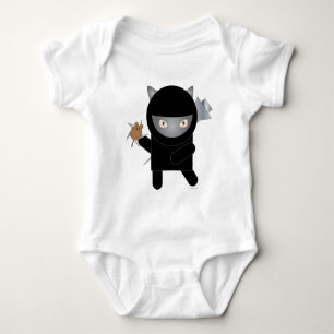 ninja kitty infant onsie baby bodysuit