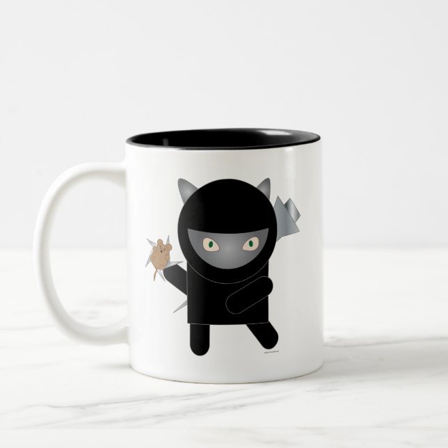 ninja kitty mug (Left)