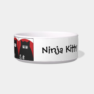 Ninja Kitty Pet Bowl