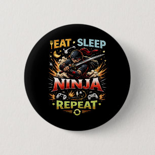Ninja Life Loop 6 Cm Round Badge