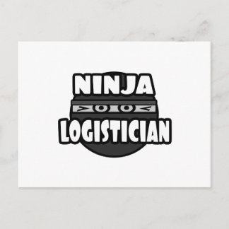 Ninja Logistician Postcard