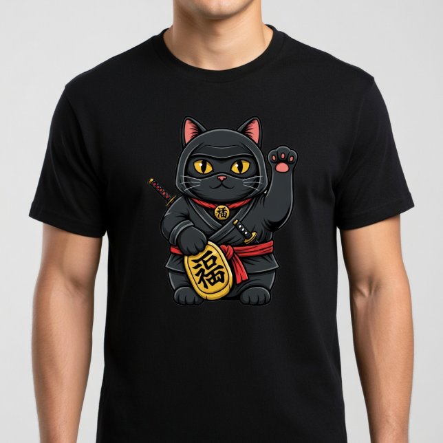 Ninja Maneki Neko  T-Shirt (Creator Uploaded)