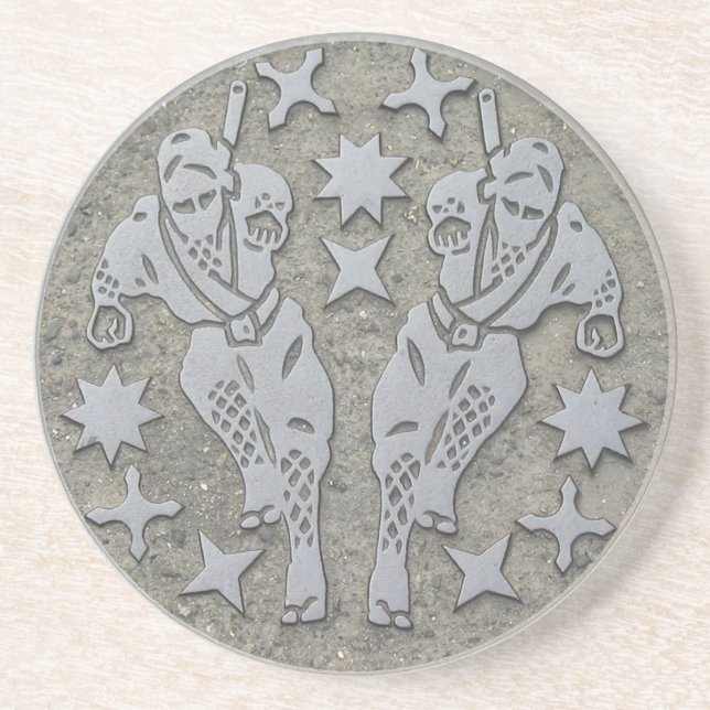 Ninja Manhole Coaster (Front)