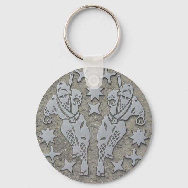 Ninja Manhole Key Ring (Front)
