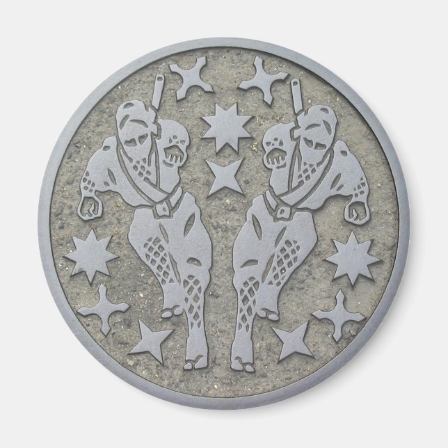 Ninja Manhole Magnet (Front)