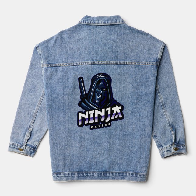 Ninja Master  Denim Jacket (Back)
