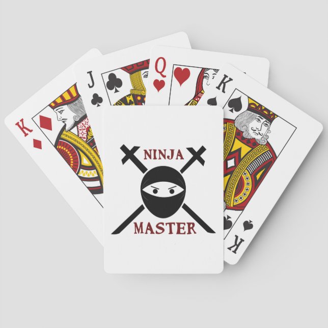 Ninja Master Playing Cards (Back)