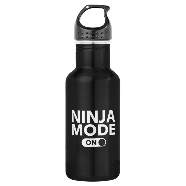 Ninja Mode On 532 Ml Water Bottle (Front)