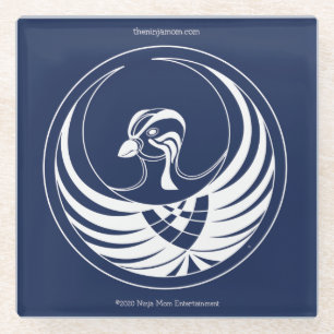 Ninja Mom Glass Coaster