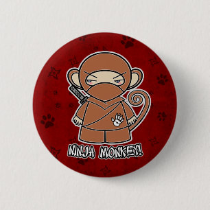 Ninja Monkey! In Red Button
