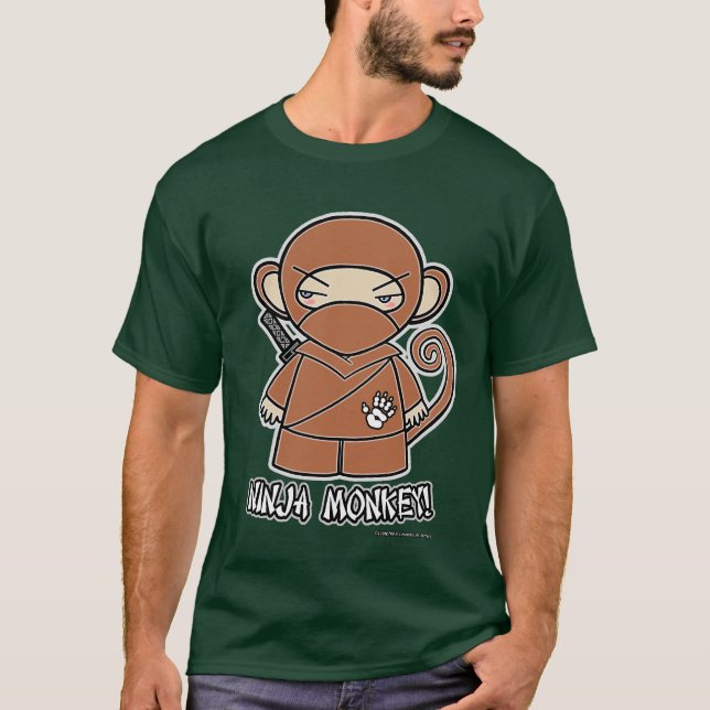 Ninja Monkey! T-shirt (Front)