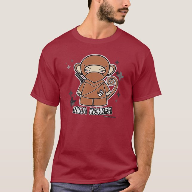 Ninja Monkey! T-shirt (Front)