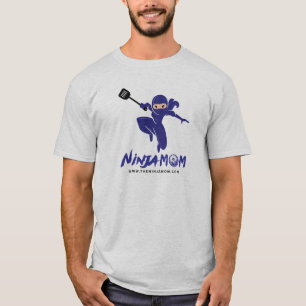 Ninja Mum® Crew Neck T-Shirt – Grey