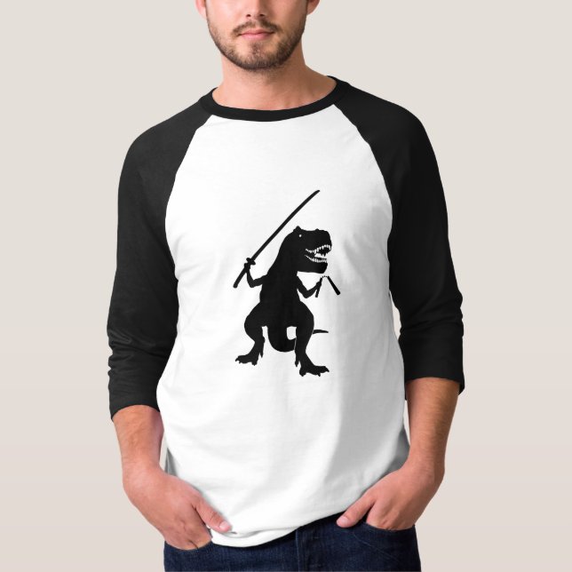 Ninja Nicky T-Rex T-Shirt (Front)