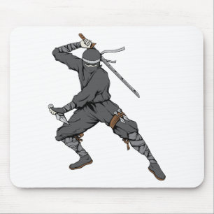 Ninja ~ Ninjas 2 Martial Arts Warrior Fantasy Art Mouse Mat