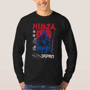 Ninja Ninjutsu Samurai Shaolin Shuriken Karate Kat T-Shirt
