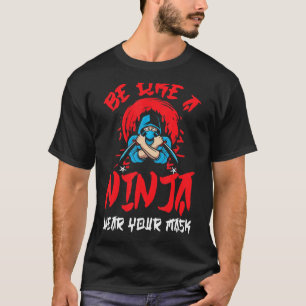 Ninja Ninjutsu Shaolin Shuriken Katana Sword Spy S T-Shirt