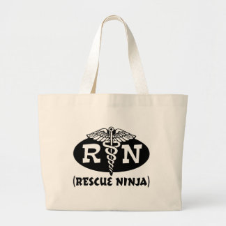 Ninja Nurse Large Tote Bag