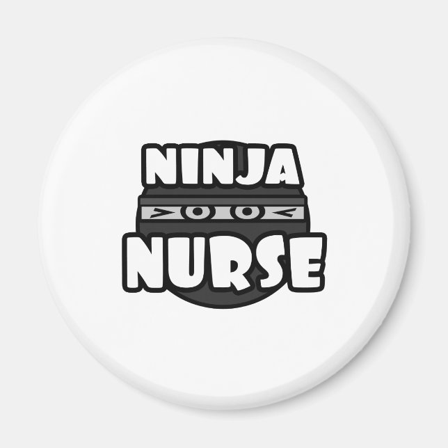 Ninja Nurse Magnet (Front)