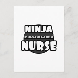 Ninja Nurse Postcard