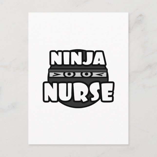 Ninja Nurse Postcard (Front)