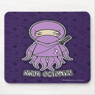 Ninja Octopus! Mousepad
