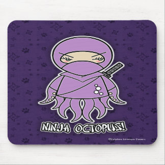 Ninja Octopus! Mousepad
