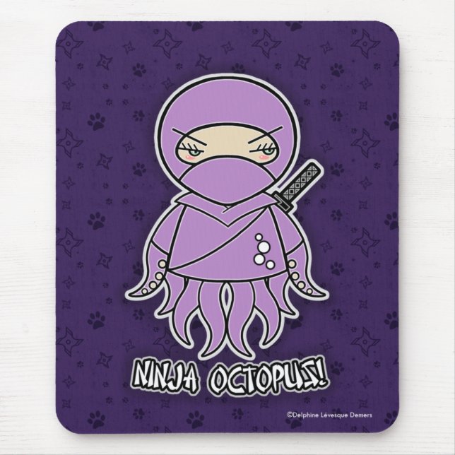 Ninja Octopus! Mousepad (Front)