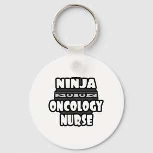 Ninja Oncology Nurse Key Ring