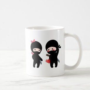 Ninja Pair, a Boy and a Girl Coffee Mug